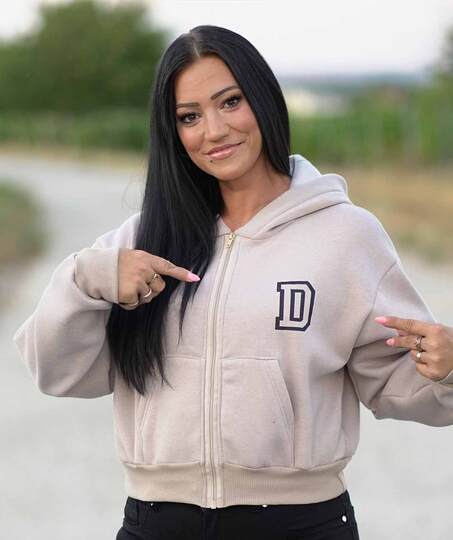 Schnittmuster Sweatjacke Damen mit Kapuze & Colorblocking Gr. 32–62