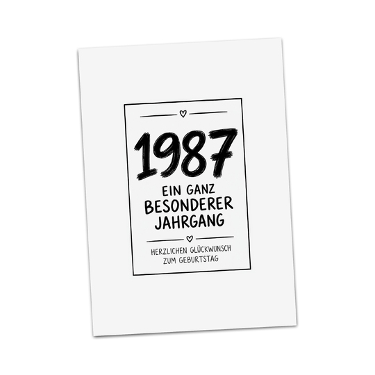 Weinetiketten Geburtstag 80er Jahre | Jahrgang 1980–1989