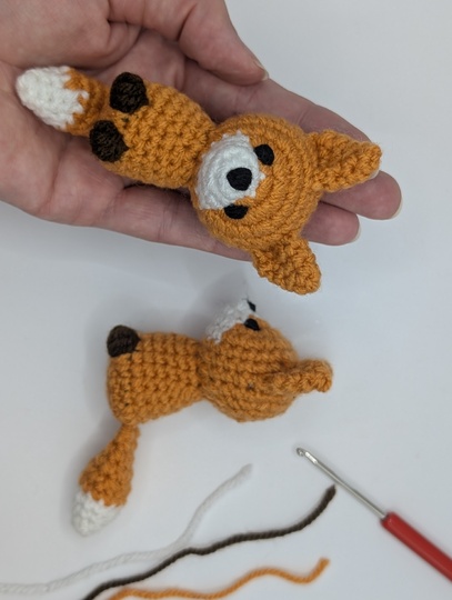Mini-Fox Crochet Pattern by NiggyArts