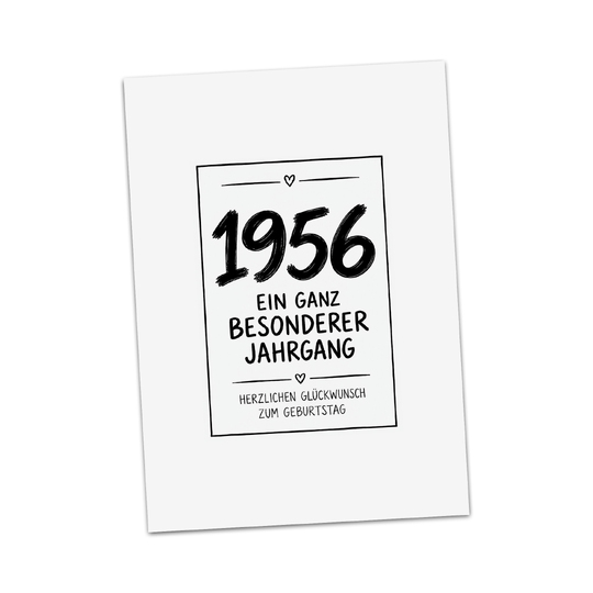 Weinetiketten Geburtstag 50er Jahre | Jahrgang 1950–1959