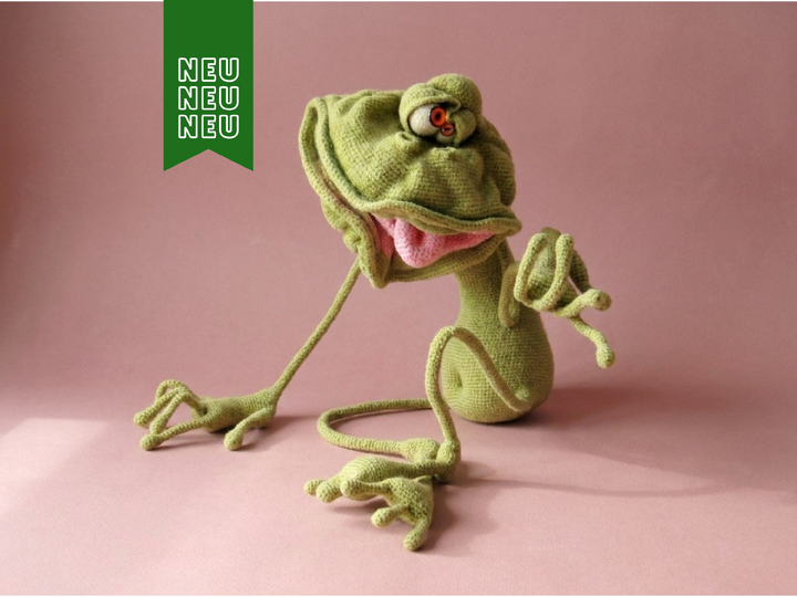 155DE Häkelanleitung Frosch Lucy Amigurumi - Deko Figur PDF Pertseva CP
