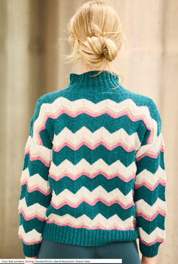 Pullover mit Zackenmuster