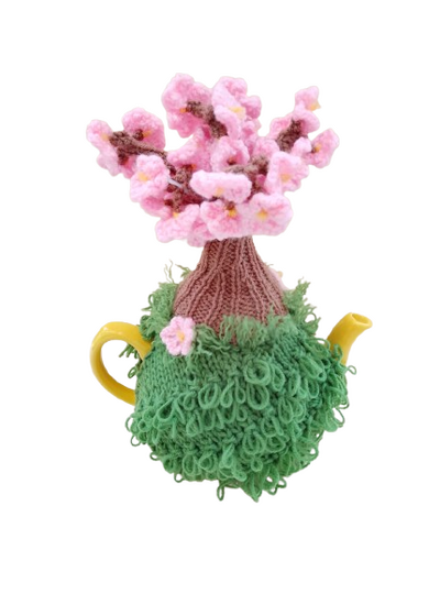Blossom Tree Tea Cosy Knitting Pattern from TeaCosyFolk