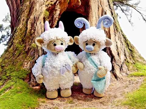 Häkelanleitung / Amigurumi / Babbeldu & Babbeldi