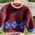 Kinderpullover LINA mit Blümchen stricken – Alpaka, Gr. 74–110