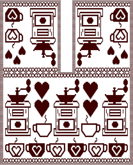 Comfy Coffee Blanket Wrap Overlay Mosaic Crochet Pattern