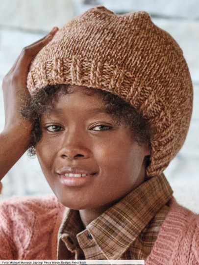 Melierte Mütze