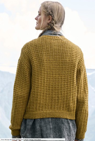 Cardigan im Strukturmuster