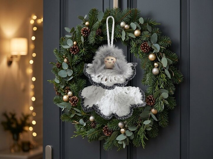 Crochet Pattern Kleine Schutzengel – Guardian Angel Christmas Ornament