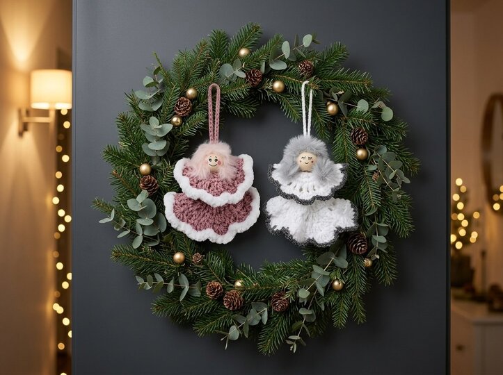 Häkelanleitung Kleine Schutzengel – Weihnachtsdeko & Geschenkanhänger