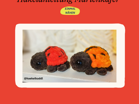 Häkelanleitung Marienkäfer klein PDF Tutorial