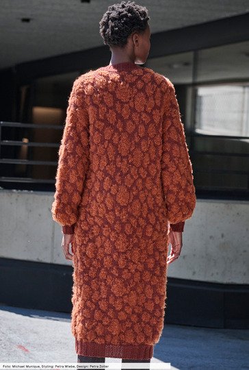 Mantel im Animalprint-Muster