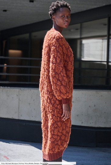 Mantel im Animalprint-Muster