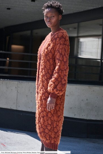 Mantel im Animalprint-Muster