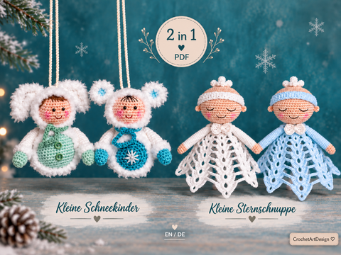 2-Pattern Bundle: Snow Children & Little Shooting Star PDF