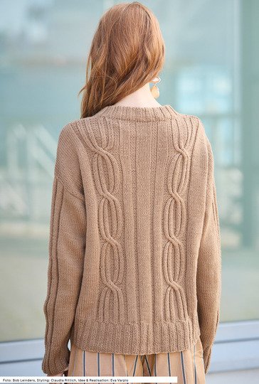 Pulli mit Rippenzöpfen