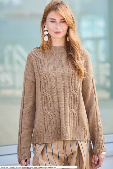 Pulli mit Rippenzöpfen