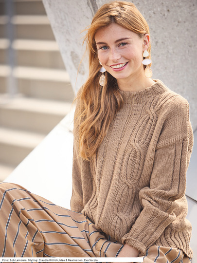 Pulli mit Rippenzöpfen