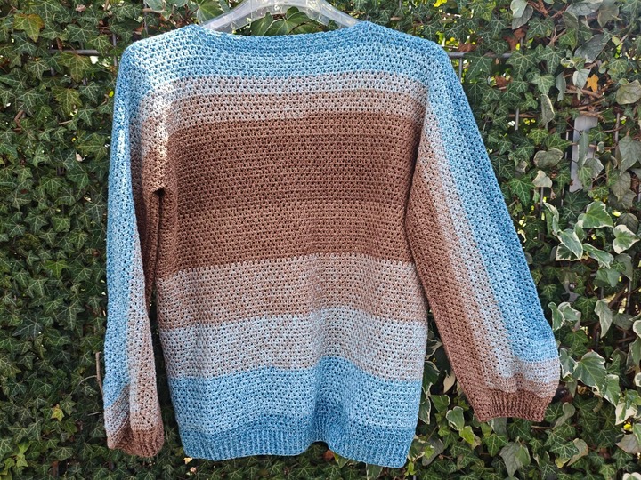 Häkelanleitung 1-Bobbel-Pullover Rookie