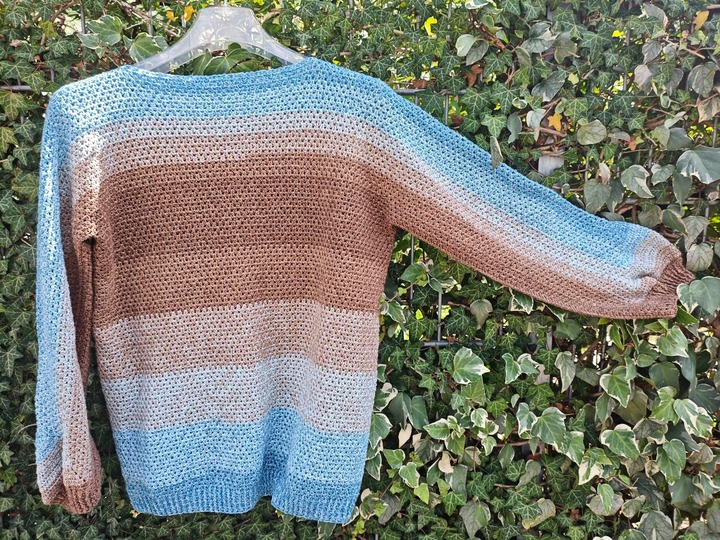 Häkelanleitung 1-Bobbel-Pullover Rookie