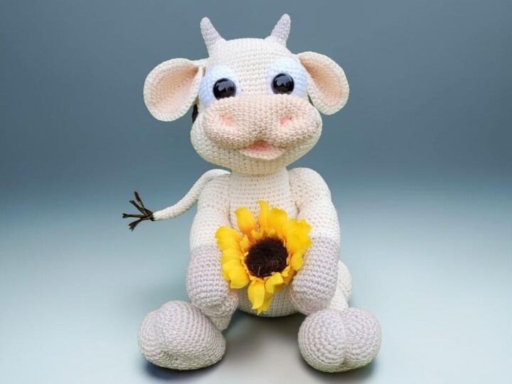 Häkelanleitung Kuh / Bulle / Hörmie