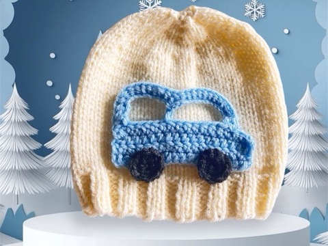 Strickanleitung Babymütze bis 6 Monate