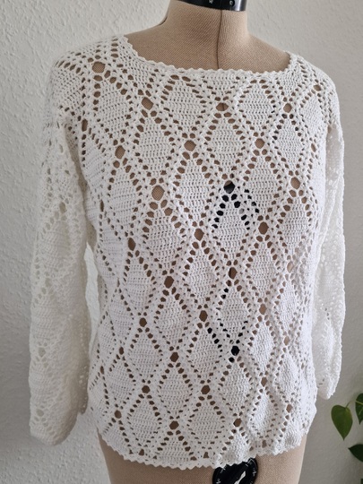 Häkelanleitung für das Shirt "Diamond Kiss"