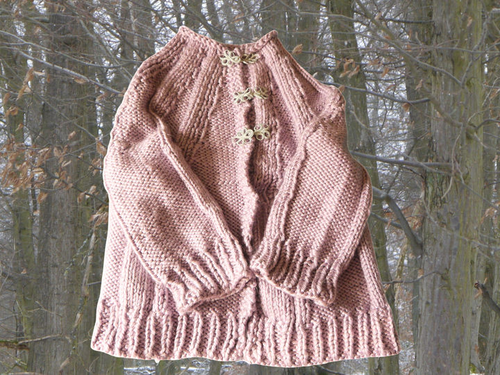 Strickanleitung für RVO-Damenjacke Ribon