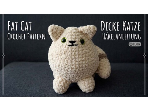 Crochet Pattern: Chubby Cat | Amigurumi (PDF, Beginner-Friendly)