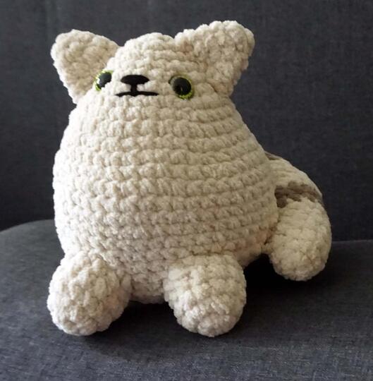Crochet Pattern: Chubby Cat | Amigurumi (PDF, Beginner-Friendly)