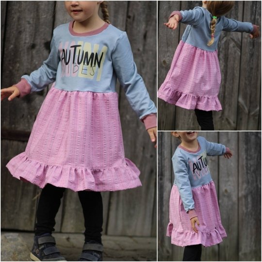 E-Book Schnittmuster JolieBow Kleid Gr.74-164