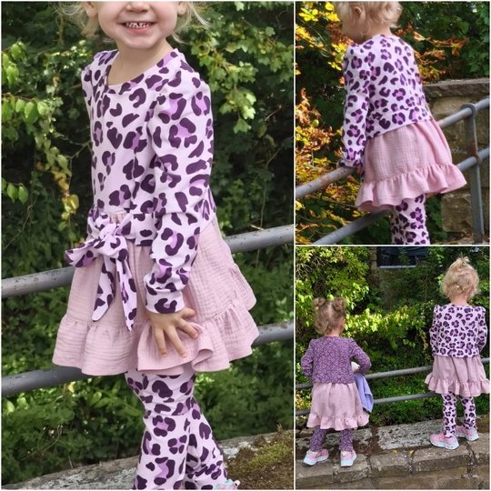 E-Book Schnittmuster JolieBow Kleid Gr.74-164