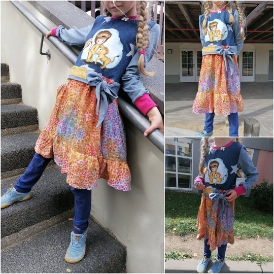 E-Book Schnittmuster JolieBow Kleid Gr.74-164