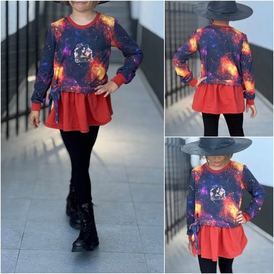 E-Book Schnittmuster JolieBow Kleid Gr.74-164
