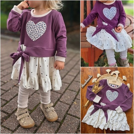 E-Book Schnittmuster JolieBow Kleid Gr.74-164