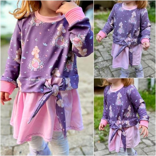 E-Book Schnittmuster JolieBow Kleid Gr.74-164