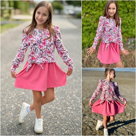 E-Book Schnittmuster JolieBow Kleid Gr.74-164