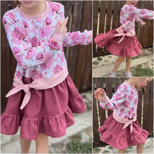 E-Book Schnittmuster JolieBow Kleid Gr.74-164
