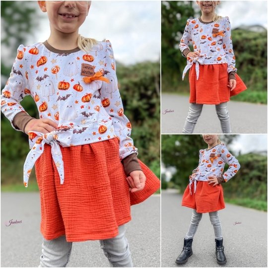 E-Book Schnittmuster JolieBow Kleid Gr.74-164