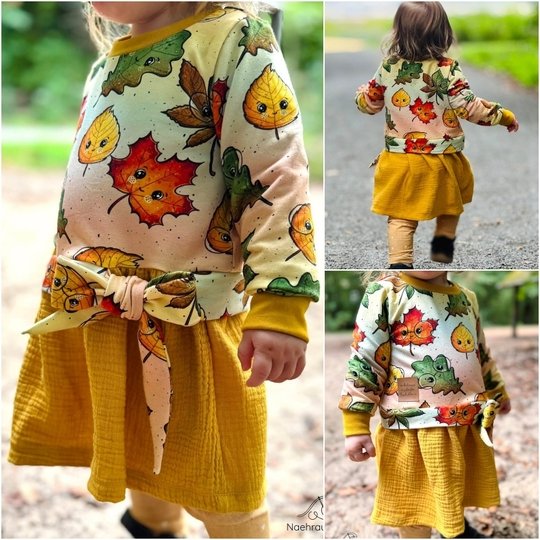E-Book Schnittmuster JolieBow Kleid Gr.74-164