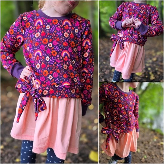 E-Book Schnittmuster JolieBow Kleid Gr.74-164