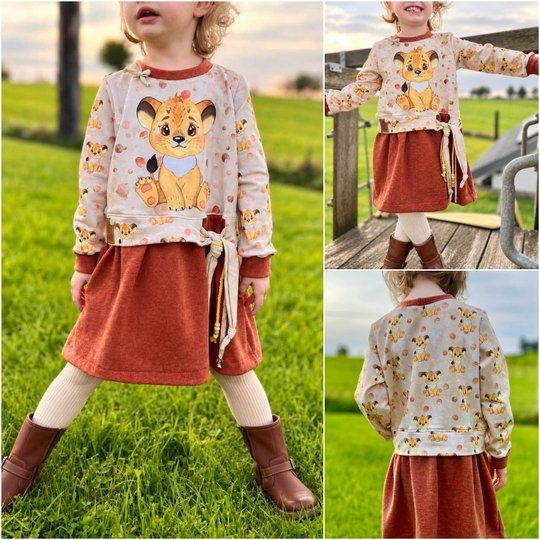 E-Book Schnittmuster JolieBow Kleid Gr.74-164