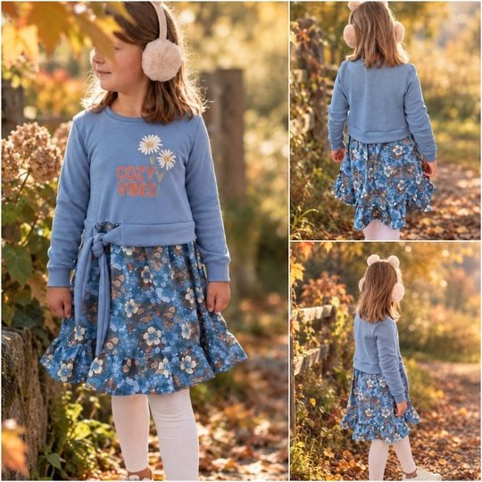 E-Book Schnittmuster JolieBow Kleid Gr.74-164
