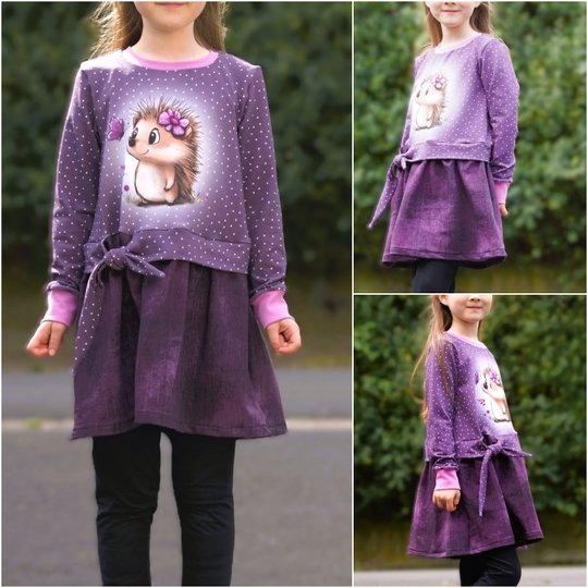 E-Book Schnittmuster JolieBow Kleid Gr.74-164