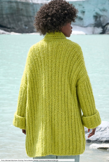 Jacke mit Schalkragen