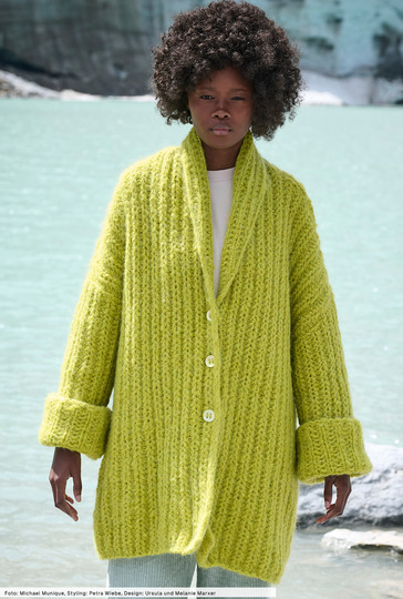 Jacke mit Schalkragen