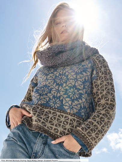 Norwegerpulli mit Loop