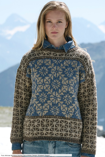 Norwegerpulli mit Loop