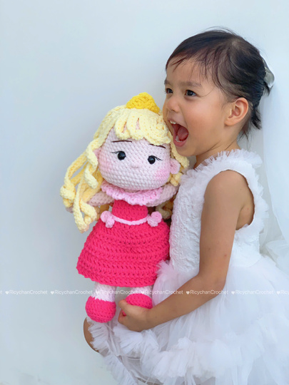 Elora the Sleeping Princess doll crochet pattern