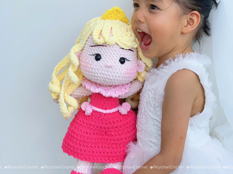 Elora the Sleeping Princess doll crochet pattern